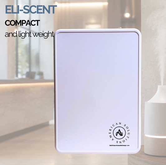 Compact electronic Scent Machine with 'American Solutions' branding